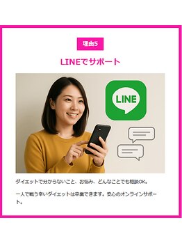 豊中吹田美容整体リジョイス/ダイエットコース｜サポート内容