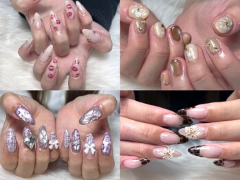 ユーネイルズ(U nails)の写真/【完全プライベートサロン♪】デザインの持ち込みOK！つけ放題メニューであなたの理想の指先を叶えます☆