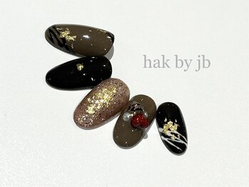 ハク ネイル バイジェービー 稲毛(hak nail byjb)/バレンタイン　11000