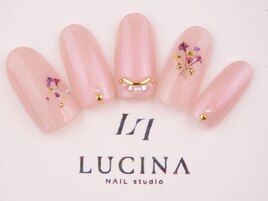 Y -54 ドライフラワーネイル