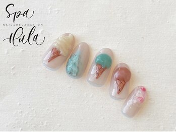 スパフーラ(Spa HULA)/アイスクリームネイル