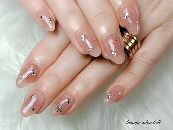 ベル(bell)/8月定額ネイル★チークネイル