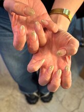 サラサネイルズ 代官山 恵比寿(sarasanails)/カラーグラデ+ラメグラデ