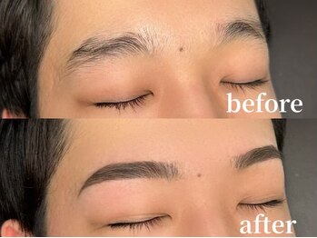 エムズアイブロウ 京都烏丸店(M’sアイブロウ)/メンズHBL☆before→After#眉毛