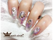 ネイルクラブ(nail club)/涼しげなニュアンスネイル