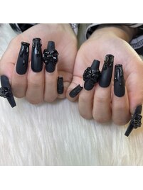 黒ネイル