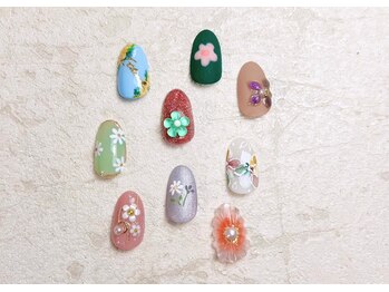 ギャザーパーティー 目白店(gatherparty)/2025シーズン【flowerネイル】