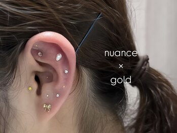 ブルー(BLUE)/耳ツボジュエリー★design¥4,000