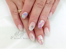 ネイルサロン ビューティーマジック 川口店/ シンプルホログラムネイル