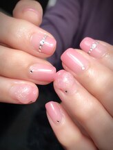 レディグリッター(Lady glitter)/ぷっくり3Dハートネイル