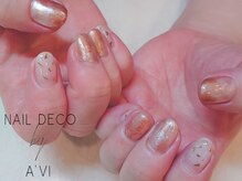 ネイルデコ(nail DECO)/クリアニュアンスネイル
