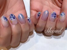 アクイユ 銀座店(ACCUEIL)/紫陽花ネイル
