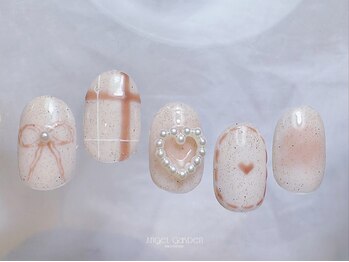 エンジェルガーデンネイル 池袋店(Angelgarden nail)/韓国ネイル ハートネイル y2k
