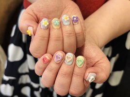 パステルカラーのお持込デザイン
