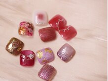 グロウ センター南(GLOW)/フットネイル親指アート