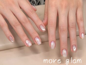 モアグラム 銀座店(More Glam)/白蝶貝×極光ネイル