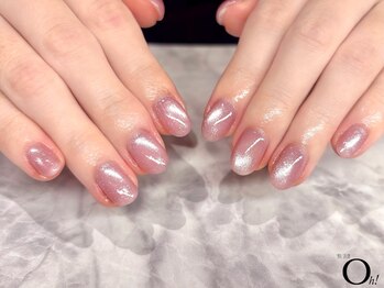 ピンクマグネットネイル町田☆