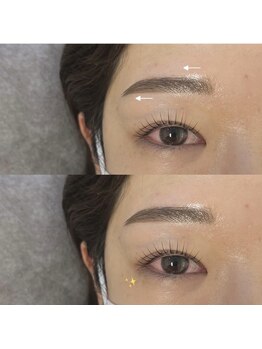 シロバコ(SHIROBAKO)/パーマ×眉ワックス