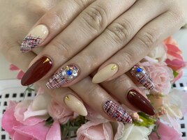 【高】ツイードネイル