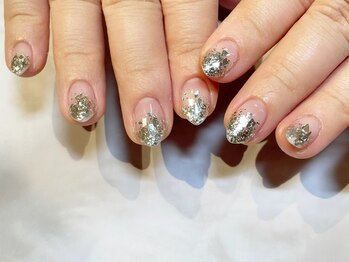 ネイルサロン イントゥ(into_)/ラメ　ホロ　キラキラグラデ