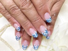 ウィズ フェリーク/フラワーフレンチネイル