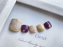 トータル ビューティ サロン フルール(Total Beauty Salon FLEUR)/フットネイルDコース11000円