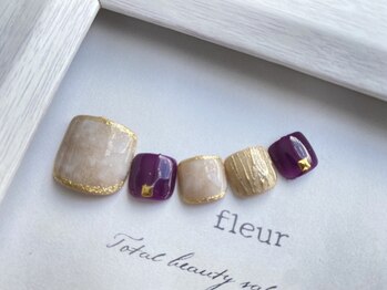 トータル ビューティ サロン フルール(Total Beauty Salon FLEUR)/フットネイルDコース11000円