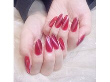 クイーンズビューティーサロン 新宿本店(Queen's beauty salon)/チップ長さだし ワンカラー