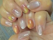 ケアビューティサロン(care beauty salon)/初秋シンプルマグネットネイル