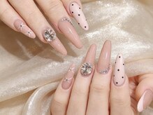 Best Nail 銀座店【ワンホンネイル・スカルプ・パラジェル・上品ジェルネイル】/長さ出し持ち込みデザインネイル