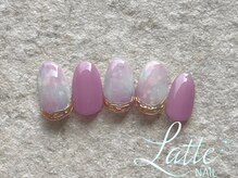 ラテネイル(Latte Nail)/4月定額デザイン　Hand ver．