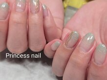 プリンセスネイル(Princess nail)/シンプルラメカラーグラデ8,700