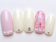 リボン 立川店(Ribbon)/定額Design7000円+tax ツイード