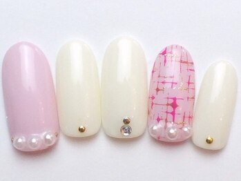 リボン 立川店(Ribbon)/定額Design7000円+tax ツイード