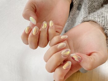 キキネイル たまプラーザ店(kikinail)/オーロラフレンチネイル