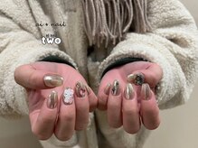 アイネイル 小倉(ai nail)/ミラーアートネイル