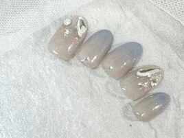 ビジューネイル/フレンチネイル