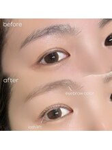 ナナゴー(75)/まつパ ＆ 眉カラー