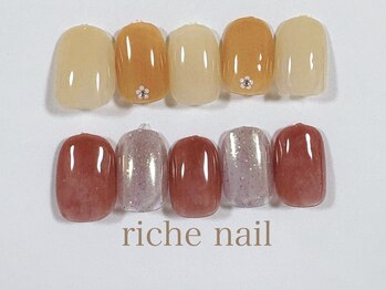 リッシュネイル 新百合ヶ丘店(riche nail)/シンプルアートコース