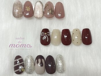 サロン ド モモ(salon de momo)/長島担当バレンタインネイル