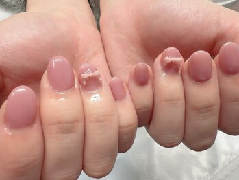 ネイルサロン ハッピー(Nail Salon happy)/ワンカラーネイル/アート2本付