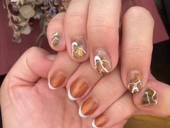 エスネイル(Snail)/秋ネイル