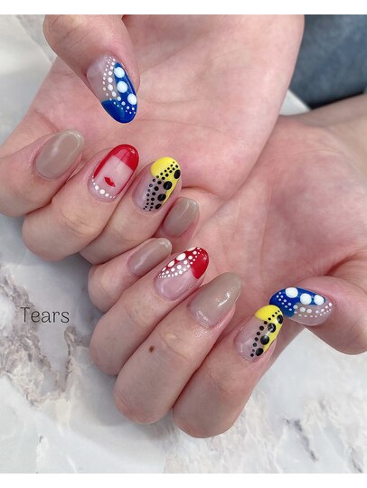 個性派ドットネイル：PG007487980｜ネイルサロン ティアーズ(nail 