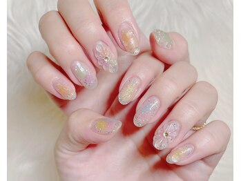 シェリエ(Cherie)/ぷっくりフラワーネイル