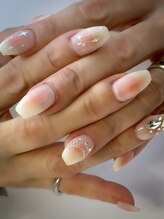 ファストネイル(FAST NAIL)/艶めき♪Pinkチークネイル