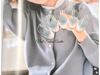 ネイルサロン アミティエ(Nail Salon Amitie)/チーク × フレンチ*