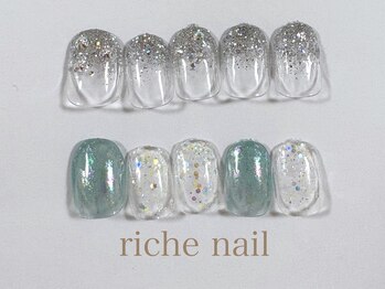 リッシュネイル 新百合ヶ丘店(riche nail)/シンプルアートコース