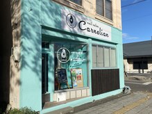 ミントグリーンが目印