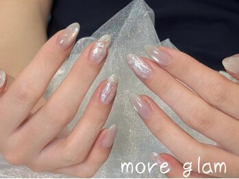 モアグラム 銀座店(More Glam)/白蝶貝×極光ネイル