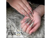 バロン 新宿店(BARON)/ピンクとシルバーのラメ